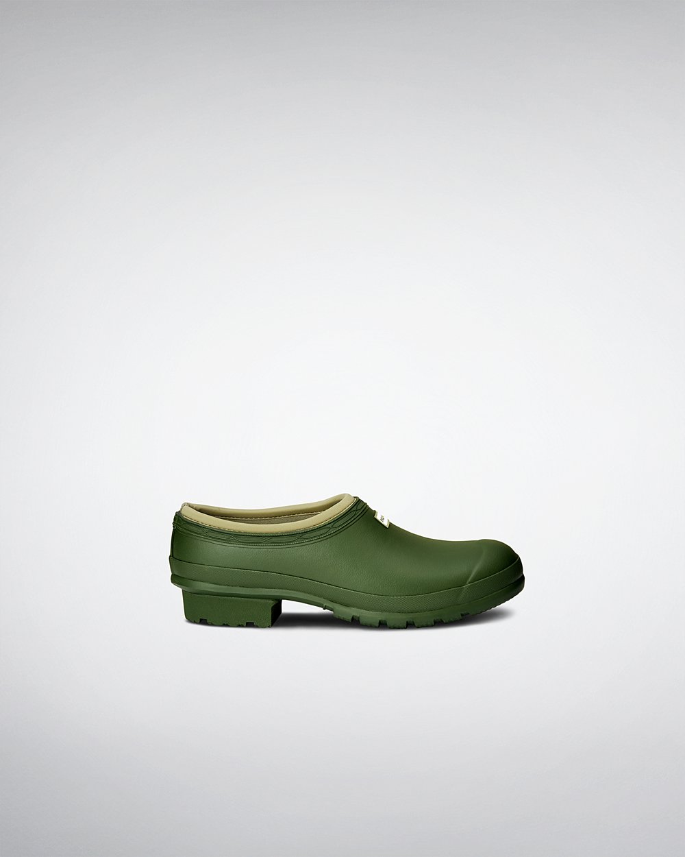 Mens Clogs - Hunter Gardener (59QPFMGHK) - Green